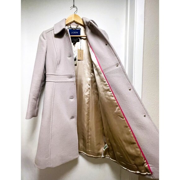 J.Crew Classic Lady Day Coat in Italian Double-Cloth Wool w/ Thinsulate® NWT OP - Picture 10 of 16